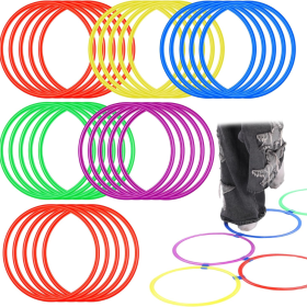 30 Pcs Agility Rings Speed And Agility Training Rings, 15 INCH