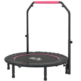 45" Foldable Fitness Rebounder with Adjustable Foam Handle