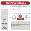 Core Products Soft Comfort CorPak – Reusable Hot & Cold Therapy Pack, Ice Pack for Injuries, No-Frost Compress for Muscle, Back & Joint Pain Relief