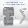 Swede-O Thermal Vent Open Wrap Hinged Knee Brace - XLarge