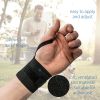Swede-O Elastic Wrist Wrap w/ Thumb Loop, Black - Universal