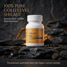 550mg Capsules of Aovitao Shilajit with Ashwagandha for Men and Women – Energy, Stamina & Vitality Support – 60 Capsules