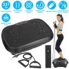 Whole Body Vibration Plate Exercise Machine 1â€“120 Speed Levels with 2 Resistance Bands