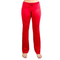 XX-Large Red Relaxed Fit Yoga Pants