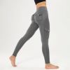 Workwear Multi-pocket High Waist Cropped Belly Contracting Hip Raise Fitness Pants