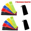 2 PackSet of 5 Resistance Exercise Loop Bands Fitness Yoga Resistance Band TPE Colorful (US Logistics only For USPS.TK/TMEU only For self-pickup)