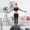 Whole Body Vibration Plate Exercise Machine 1â€“120 Speed Levels with 2 Resistance Bands