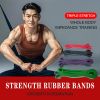 (black-0.75)Pull Up Assist Bands | Heavy Duty Resistance Straps | Latex Exerceise Bands for Body Stretching, Powerlifting, Resistance Training