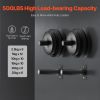 Wall Mounted Weight Plate Holder, Weight Rack Storage for 2-Inch Weight Plates, 330 lbs Load Capacity Weight Storage Rack