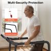 Walking Treadmills with Extended Handrails, 2.5HP Quiet Motor, Heart Rate Monitor, 310 lbs Capacity, Treadmill for Seniors, Recovery & Home Jogging