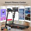 Folding Treadmill with Auto Incline, 3.5HP Treadmills for Home, 400 lb Capacity Treadmill, 0.5-8.5 MPH, 1Â°-15Â° Auto Incline, Dual Cushioning System