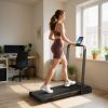 Walking Pad Treadmill, 0.6Ã¢â‚¬'6.2mph Foldable Under Desk Treadmill with Incline, Wheels, LED Display and Remote Control