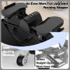 Lateral Stepper for Exercise-Rocking Stepper Machine with Resistance Bands & Anti-Slip Mat and LCD Monitor