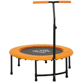 40" Workout Trampoline with Adjustable Handle – Orange