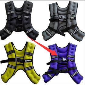 Invisible Weighted Running Vest With Integrated Equipment (Specification: Purple/20 Pounds)