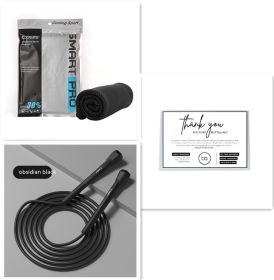 Sports Fitness Skipping Rope Children Racing Skipping Rope (Specification: Black set)