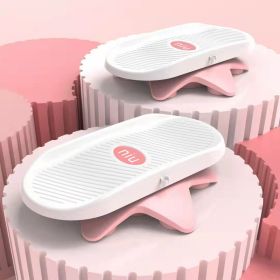 Split Double Step Wriggled Plate Home Indoor Fitness Training Exercise Equipment (Specification: Pink)