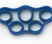 Silicone Finger Trainer Hand Gripper Resistance Bands Fitness (Specification: Blue 11LB)