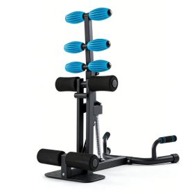 Sissy Squat Machine for Home Gym, All-in-One Deep Squat & Ab Workout Equipment, Adjustable Leg Exercise Machine for Glutes & Quads, 300 Lbs Capacity, (Option: Blue)