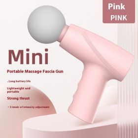 USB Portable Household Mini Massage Gun (Specification: T08 Pink)