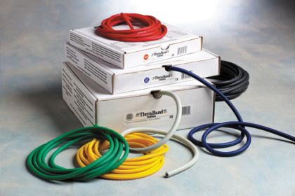 TheraBand Resistive Exercise Tubing Green (size: 100 Foot)