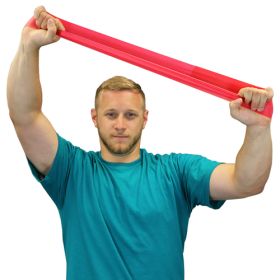 CanDo Exercise Loop Red Light (size: 10 Inch Loop)