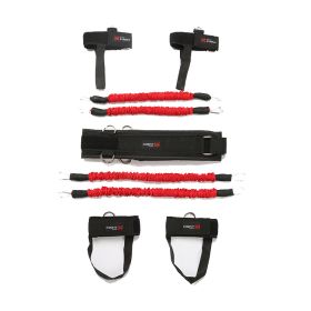 Resistance Training Belt Puller Leg Lower Limb Strength Multi-functional Sports Training Device Leg Agility Training (Specification: Arm leg setR)