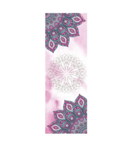 Beautiful Pattern Print New Yoga Towel Sweat Anti-skid Portable Gym Blanket Exercise Yoga Mat Towel Pilates Towel Yoga Mat Cover (Specification: Mandala 1/183Ã—63CM)