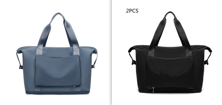 Foldable Large Capacity Women Gym Bags Shoulder Bag Women Training Travel Handle Handbag Yoga Sport Crossbody Tote Bag Women (Specification: Set)