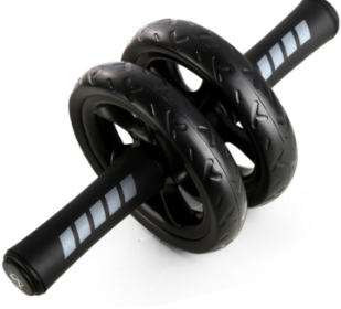 Healthy Helly wheel men's exercise equipment household exercise to collect abdominal rolls and roller women training pulley abs. (Specification: Black)