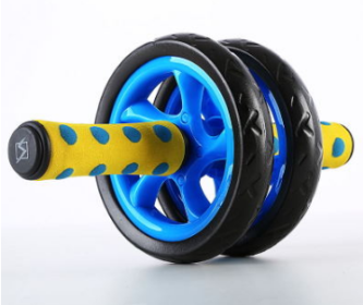 Healthy Helly wheel men's exercise equipment household exercise to collect abdominal rolls and roller women training pulley abs. (Specification: Blue)