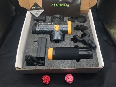 Fascia gun massage gun (Specification: Black UK)