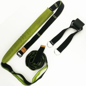 Yoga Strap Exercise Gym Belt (Specification: Green 4.0 cm)