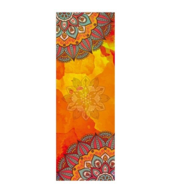 Beautiful Pattern Print New Yoga Towel Sweat Anti-skid Portable Gym Blanket Exercise Yoga Mat Towel Pilates Towel Yoga Mat Cover (Specification: Mandala 7/183Ã—63CM)