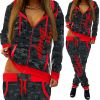 Spring And Autumn Light Camouflage Ladies Jogging Jogging Pants Jacket Sports Suit