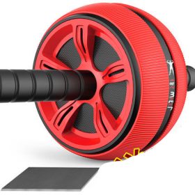 Abdominal Wheel Abdominal Device Abdominal Exercise Fitness Roller Home Fitness Equipment (Specification: Red)