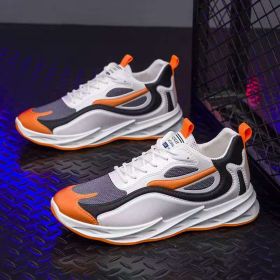 Fashion Casual Running Shoes, Blade Shoes,Men's Shoes, Trendy Shoes (Specification: Orange/44)