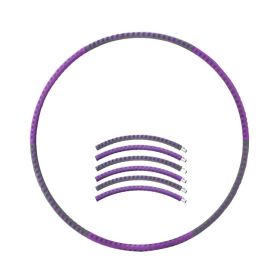 Removable Stainless Steel Sports Hoop Fitness Circle Lose Weight Home Bodybuilding Exercise Crossfit Workout Fitness Equipment (Specification: Purple)