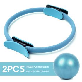 5PCS Yoga Ball Magic Ring Pilates Circle Exercise Equipment Workout Fitness Training Resistance Support Tool Stretch Band Gym (Specification: Green)