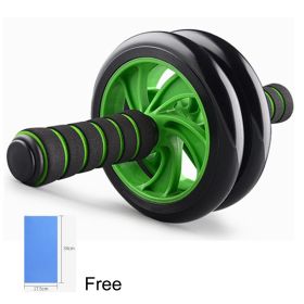 Abdominal Rolling Abdominal Machine, Thin Waist, Thin Stomach, Abdominal Exercise Fitness Equipment Home (Specification: Green two rounds)