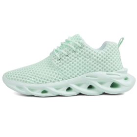Men'S Outdoor Hollow Mesh Running Shoes (Specification: Apple green/42)