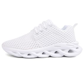 Men'S Outdoor Hollow Mesh Running Shoes (Specification: White/47)