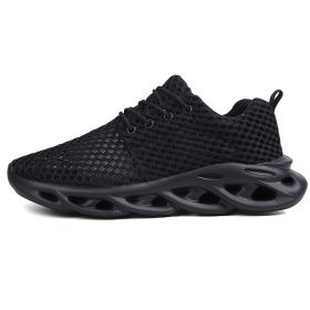 Men'S Outdoor Hollow Mesh Running Shoes (Specification: Black/45)