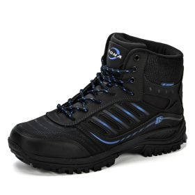 Men'S Shoes Outdoor Hiking Shoes Sports Shoes Men's shoes outdoor hiking shoes sports shoes (Specification: Sapphire/46)