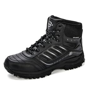 Men'S Shoes Outdoor Hiking Shoes Sports Shoes Men's shoes outdoor hiking shoes sports shoes (Specification: Silver gray/46)
