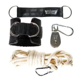 Home Gym Fitness Calf Stretcher Rope Leg Ligament Stretcher Workout Split Machine (Specification: Charming/Black)