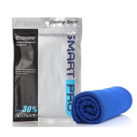 Sports towel quick-drying towel (Specification: Navy Blue/30x100cm)