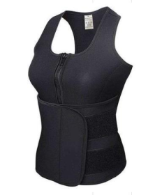 Waist trainer vest (Specification: Black/L)