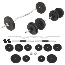 Barbell + 2 Dumbbell Set   Barbell and Dumbbell Set (Specification: 30 kg/curl bar/1)