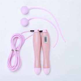 New Cordless Electronic Skipping Rope (Specification: Pink)
